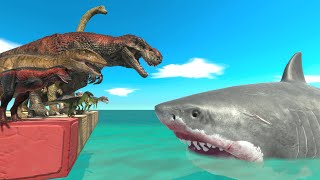 Carnivorous Dinosaurs Finding And Rescue Megalodon Shark screenshot 4