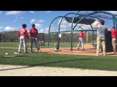 Nick Longhi, rising Boston Red Sox prospect born in Springfield, faced Chris Sale in live BP, playing today