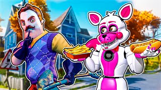 Funtime Foxy Has A New Neighbor? In Hello Neighbor 2 House
