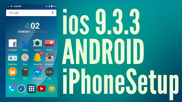 IOS 9.3.3 Jailbreak ANDROID THEMED iPhone Setup (15+ Tweaks)