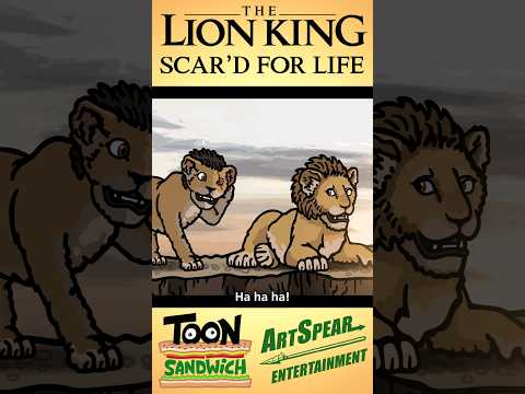 The Lion King's Unlucky Brother - TOON SANDWICH #funny #disney #lion #animation #shorts