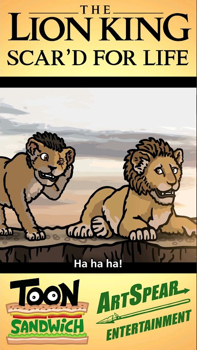 The Lion King's Unlucky Brother - TOON SANDWICH #funny #disney #lion #animation #shorts