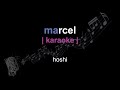  karaoke  hoshi  marcel  paroles 