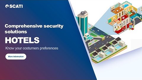 Video SCATI. Comprehensive security solutions for hotels