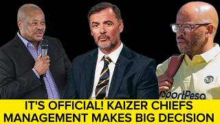 IT'S OFFICIAL! Kaizer Chiefs Make HUGE Decision, Bobby Motaung Confirmed | Manqoba Mngqithi........ 