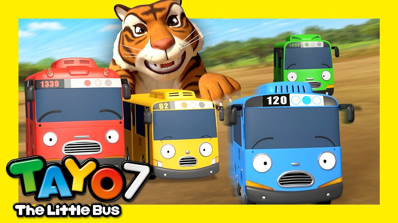 55分] 🚌タヨ 第7 シーズン 16-20話 l トラがついてくる！にげてー