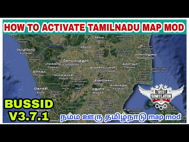 How to activate tamilnadu map mod for bussid v3.7.1 # bussid v3.7.1 tamilnadu map mod download class=