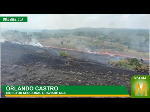 Investigan a responsables de incendio forestan en Serranía La Lindosa