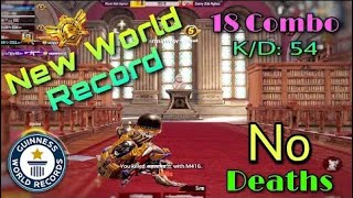 New World Record - No Deaths In King Of Gun Game Mode | Get 18 Combo | KD:54 In 3 Match |Pubg Mobile