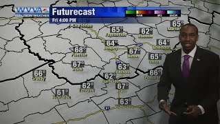 10-25: Mainly dry for Friday, with increasing clouds. Rain chances go up into the weekend.