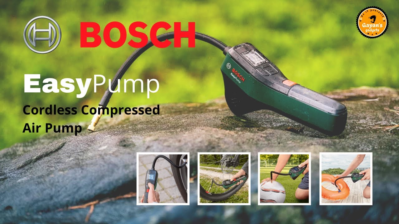 Bosch EasyPump – The compressed air pump for home or on the road » MHW Bike  Magazine