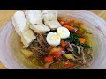 АЗИАТСКИЙ РАМЕН (РАМЭН) с курицей, гречневой лапшой и овощами