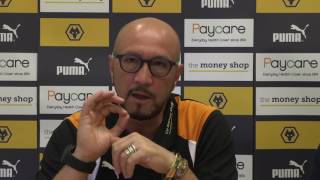 Walter Zenga speaks to Big Centre ahead of the trip to Newcastle 160916