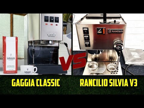 Gaggia Classic vs Rancilio Silvia V3 - Coffee Machine Comparison