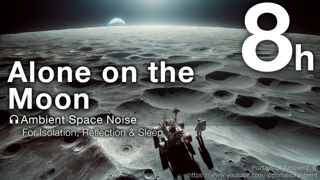Alone on the Moon [8 Hours] 🎧Ambient Space Noise | For Isolation ...