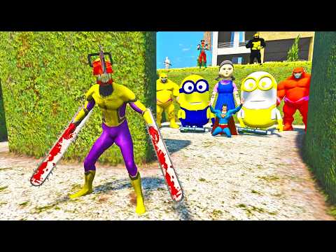 Spider-Man vs Minions in GTA 5 | Nonstop Extreme Ragdoll Fight Gameplay