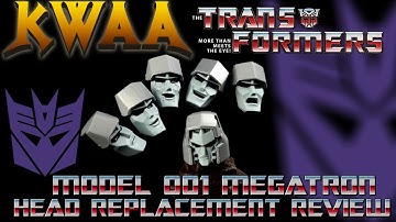 MoDel Model-001 MP-36 Megatron Upgrade Kit W/Light-Up Head (TFcon LA 2023 Haul) Review #207