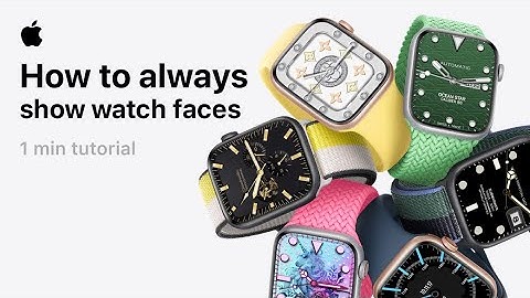 How to always show selected watch face