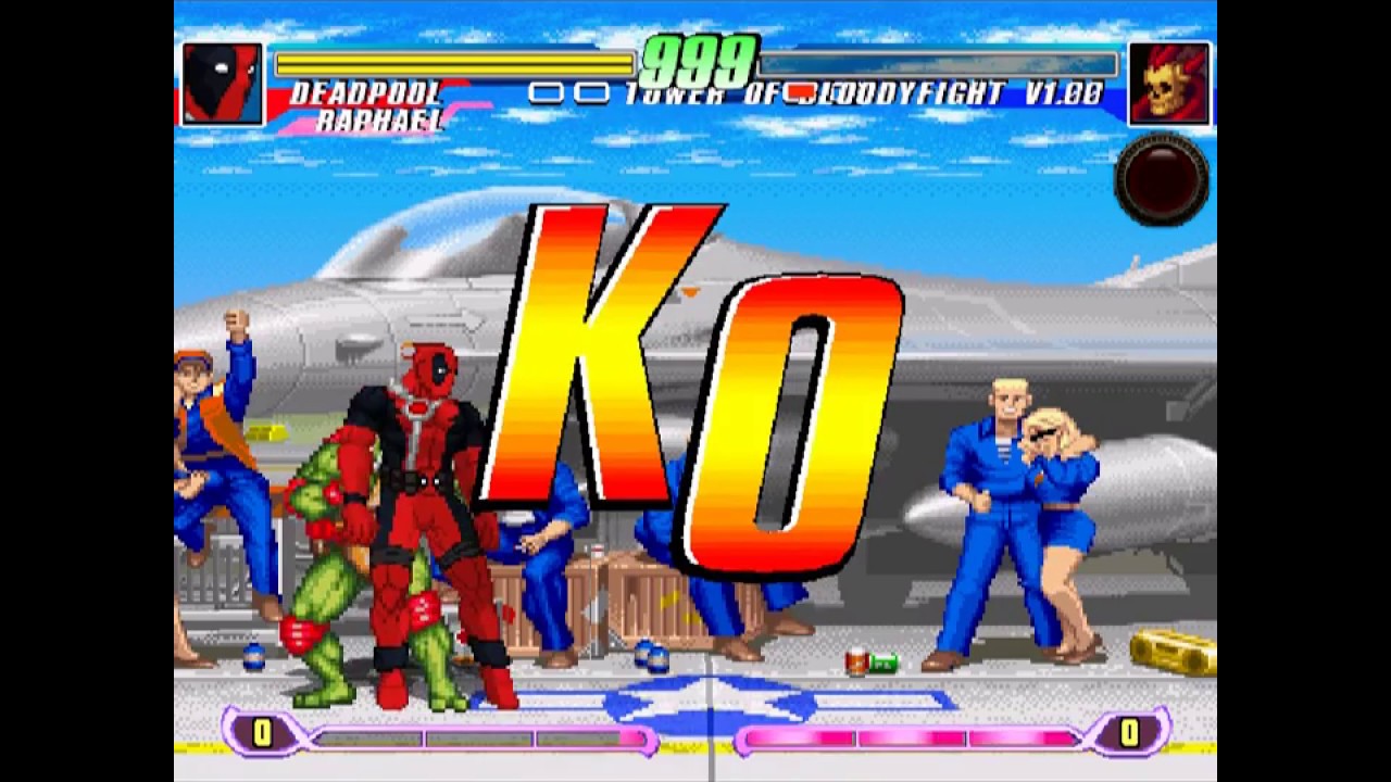 Deadpool/Raphael VS Tower Of Bloody Fight - YouTube