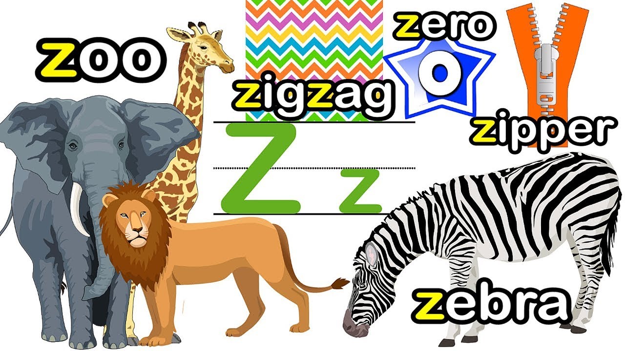 ZOO ページ Z for zebra zoo / Z for words/Alphabet Adventures with Z