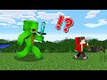 TINY Speedrunner VS Hunter in Minecraft