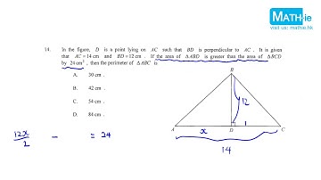 2017 DSE Maths Paper 2 MC q14
