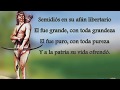 Himno a Lempira con letra mp3