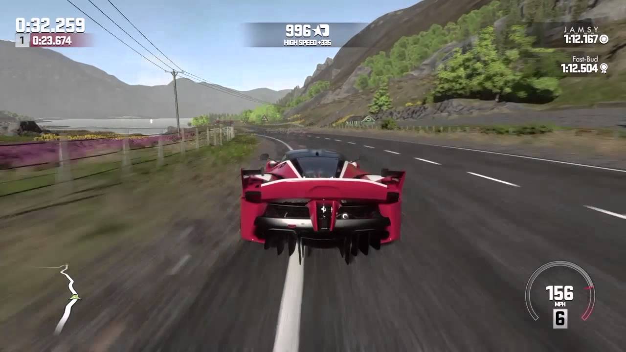 DriveClub - Scotland Loch Duich, World Record, Ferrari FXX K