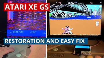 The  Atari XE GS Video Game System - Testing, fixing, and restoring an old classic