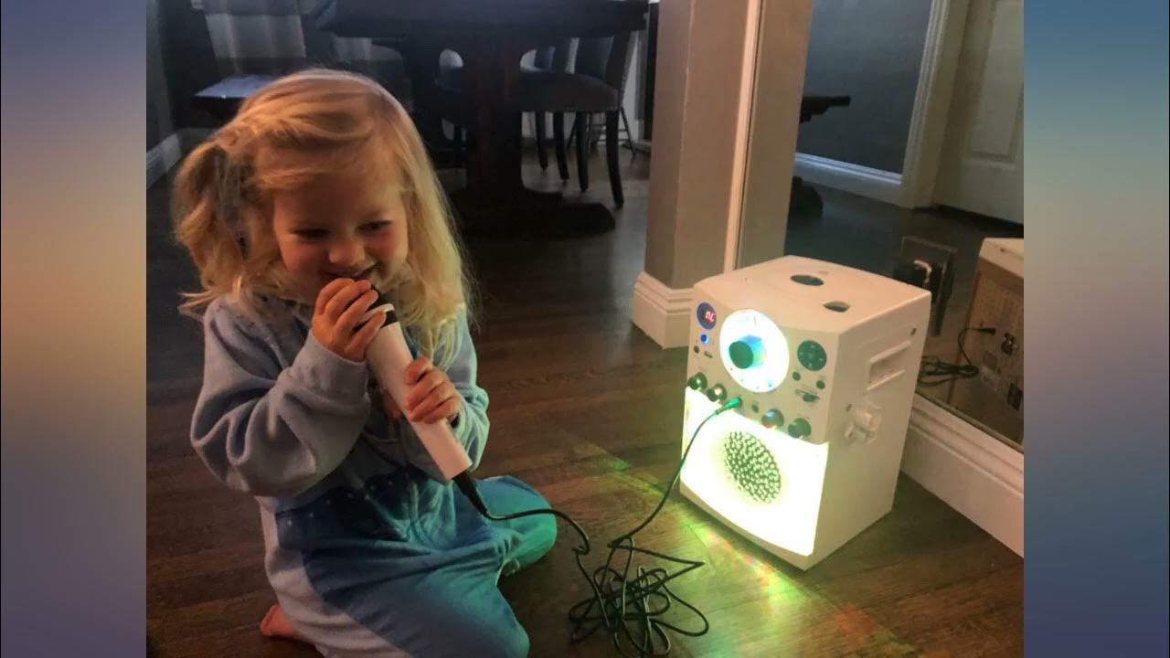 Singing Machine SML385UW Bluetooth Karaoke System with LED Disco Lights