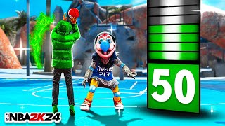 I trolled my friends with a 50 3PT RATING but i GREEN EVERY SHOT! NBA2K24