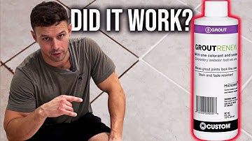 CHANGE GROUT COLOR | Grout Renew Product Review and Application