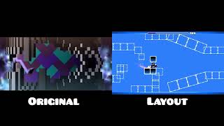 "HOW" Original vs Layout | Geometry Dash Comparison