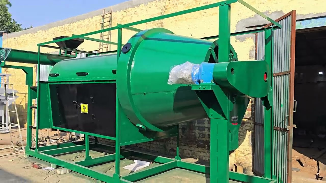 How Murmura is Made? | Automatic Puffed Rice Roaster Machine | Murmura Making Process Mob 9813196001