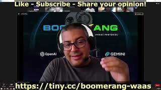 Boomerang - Yunis speaking - Update April 29th 2024