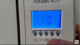How To Set A User Programme On Your Futura Electric Ceramic Radiator