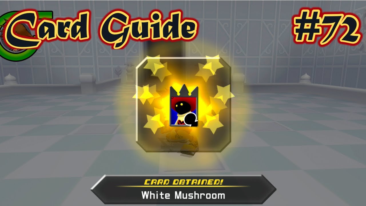 Kingdom Hearts Re Chain Of Memories Part 72 White Mushroom Enemy Card Guide Youtube
