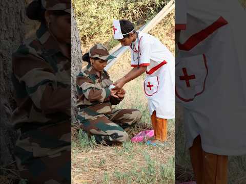 Indian Woman Soldier 🇮🇳 एक मदद ऐसी भी Motivational video #shorts #viral #army #doctor