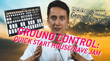 GROUND CONTROL: turbo start house/rave Endorphin.es eurorack based 126hp system jam