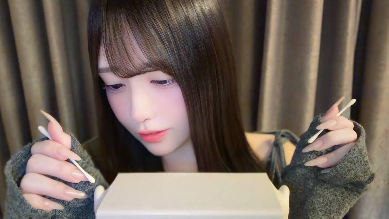 【ASMR】耳介好きのための綿棒耳介耳かき👂🏻