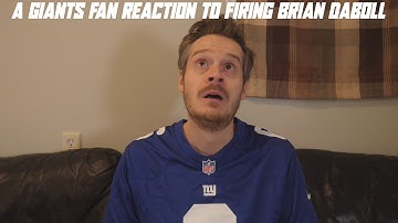 A Giants Fan Reaction to Firing Brian Daboll