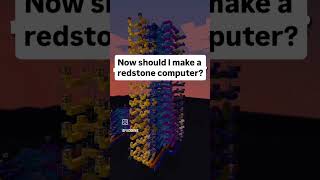Should I build a computer in Minecraft? | #fixogenie #tech #computer #gaming #experiment #DIY