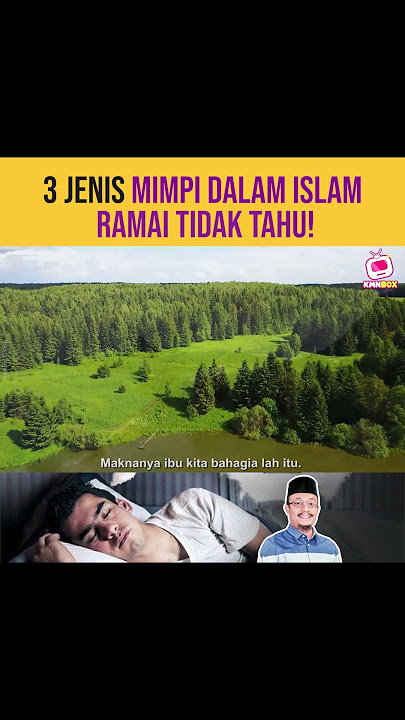 3 Jenis mimpi dalam Islam - Dato' Ustaz Kazim #shorts