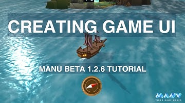 How to Create Game UI | MANU Video Game Maker | Beta 1.2.6