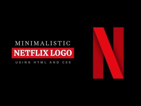 Minimalistic Netflix Logo using HTML and CSS | Quick CSS Tricks