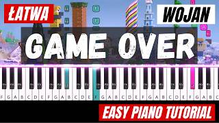 Wojan - Game Over 🎹| Easy Piano Tutorial (Łatwa) Nuty w opisie screenshot 4