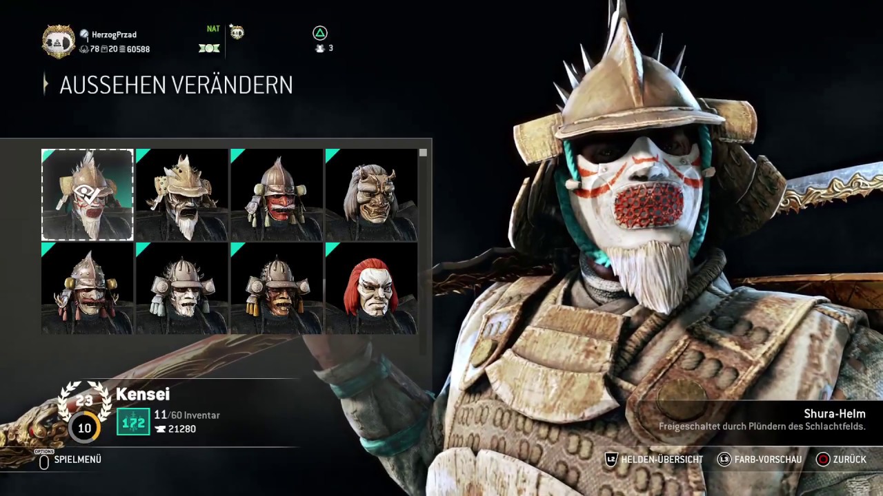For Honor - Perks & Optic Customization on Kensei