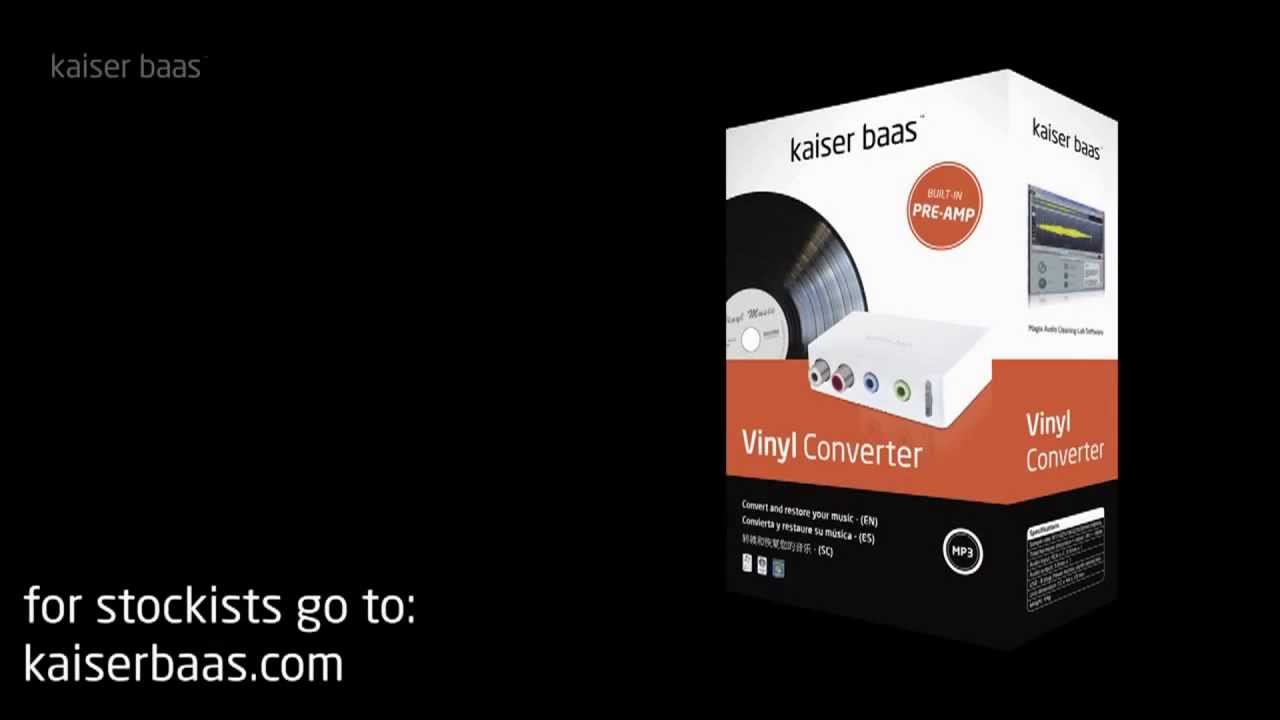 Vinyl Converter from Kaiser Baas YouTube