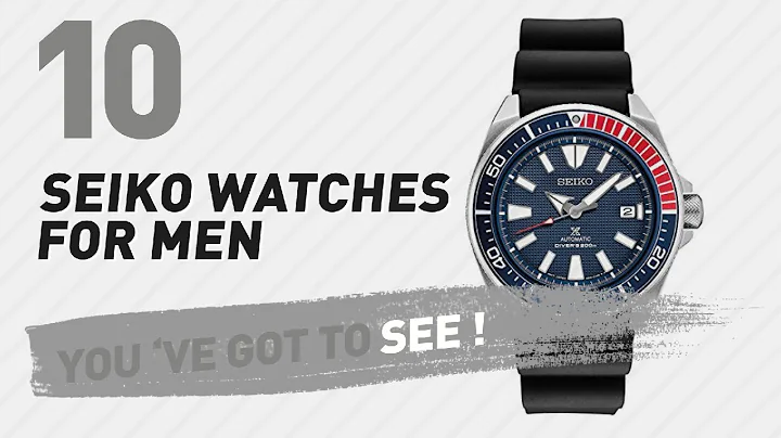 Seiko Watches For Men Top 10 // New & Popular 2017