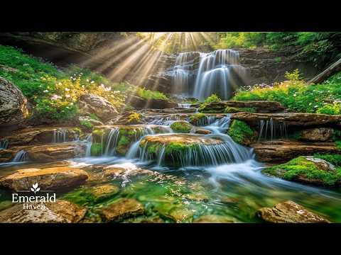 💧 Relax with the Gentle Flow of Nature 🌿 Piano & Water Sounds | Emerald Haven